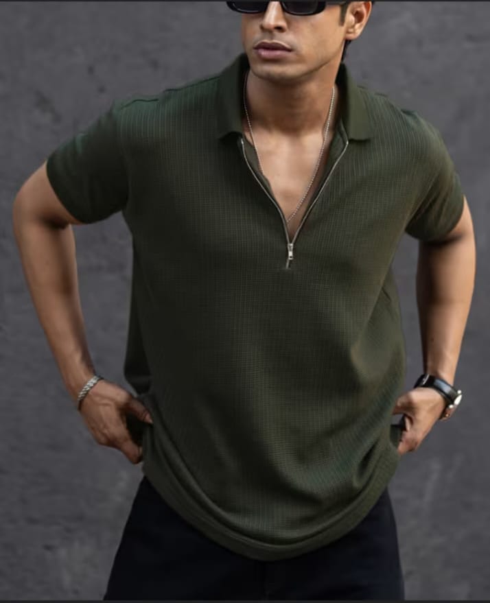 Half Zipper T Shirts